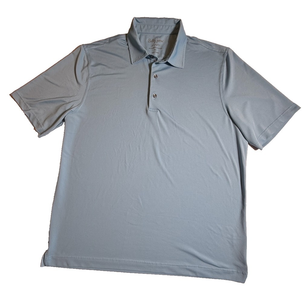 Mens Bobby Jones X-H20 Performance Golf Polo Shirt Size XL Blue-508